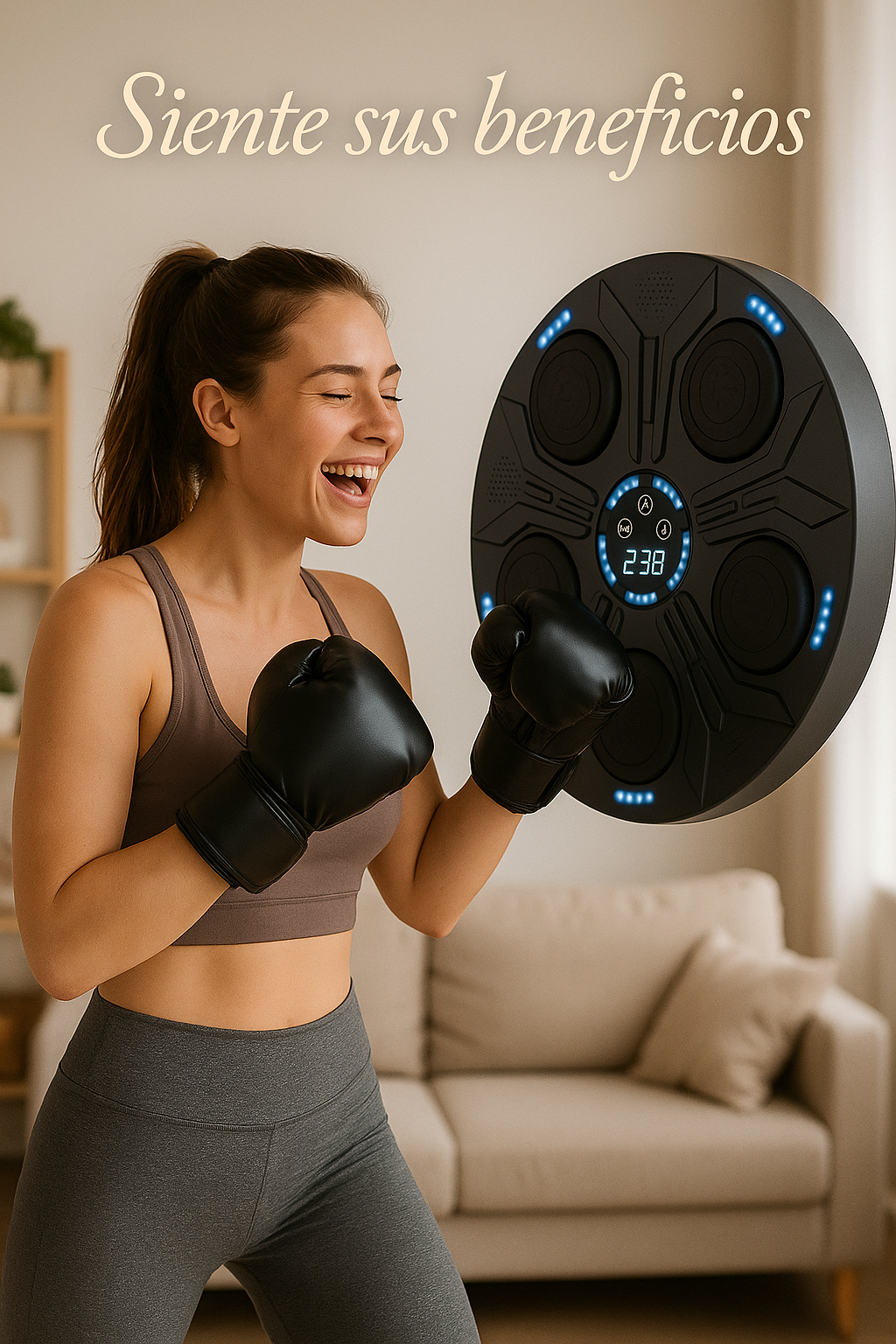 Maquina de Boxeo Inteligente Con Cuerda